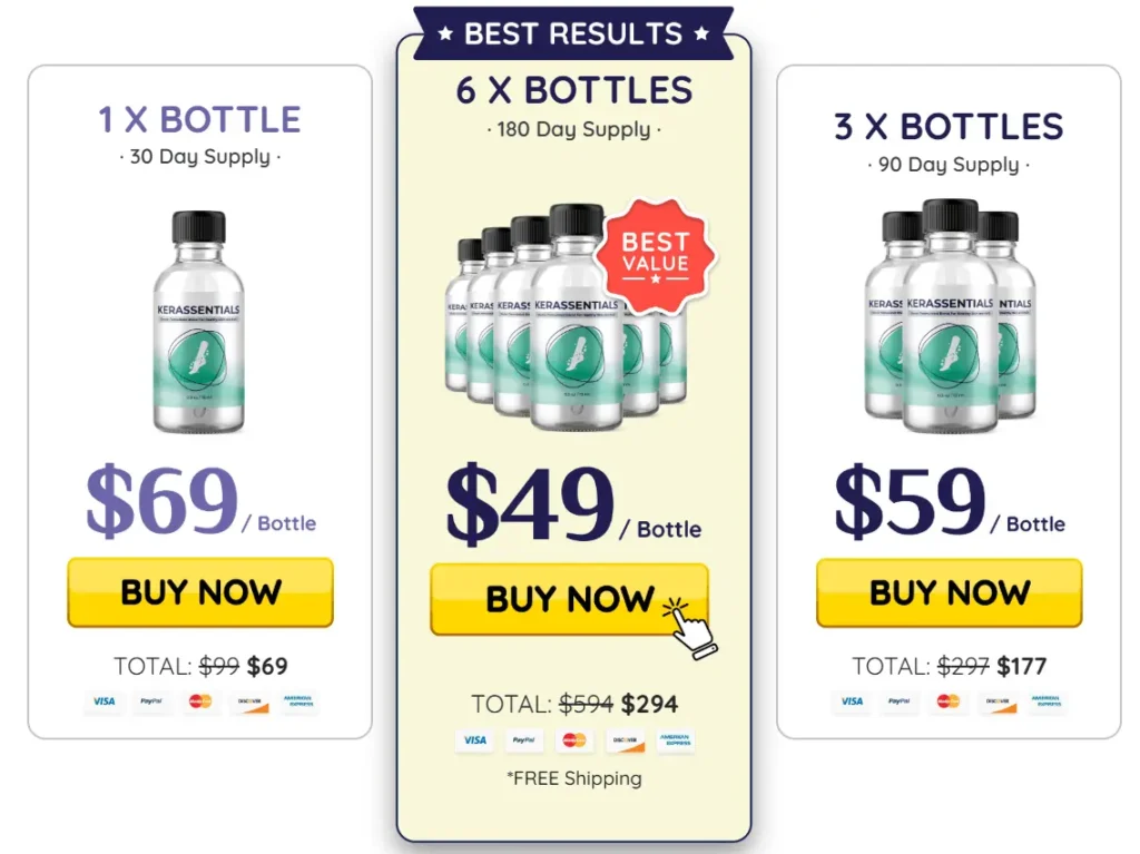 Kerassentials price