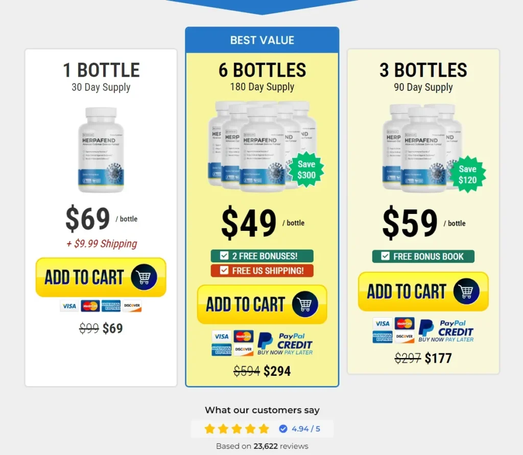 herpafend pricing