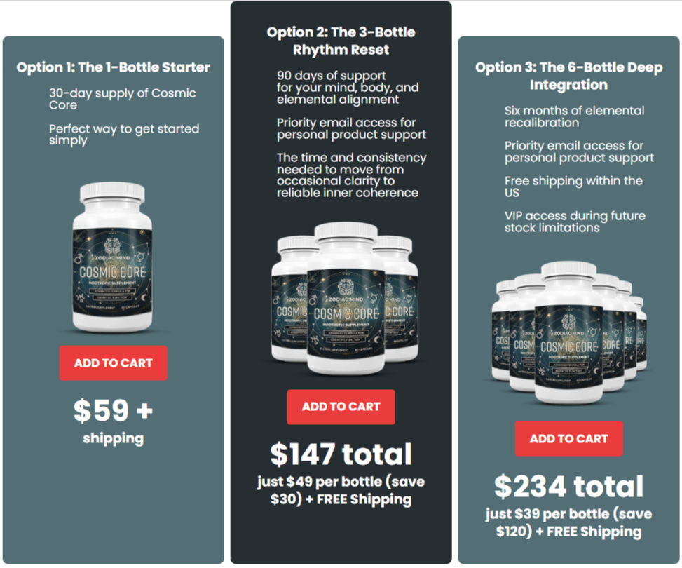 Cosmic Core price