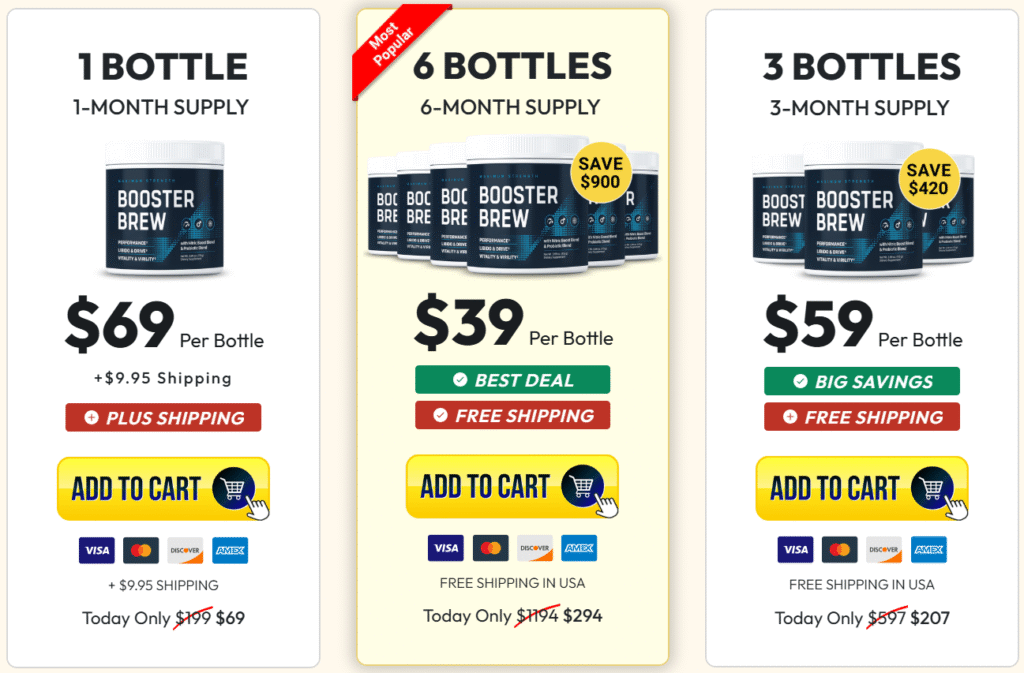 Booster Brew price